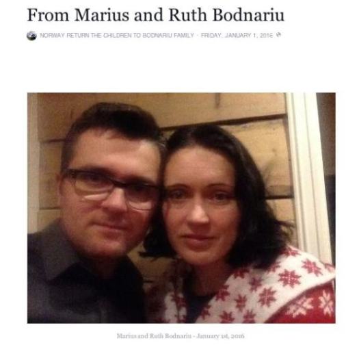 Marius &amp; Ruth Bodnariu Mesaj 1 Ianuarie 2016
